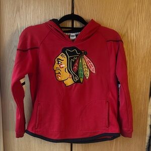Chicago Black Hawks kids hoodie Reebok size M (item15)